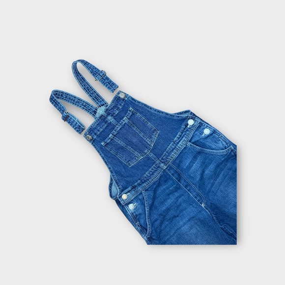 H&M Medium Wash Denim Overalls - Picture 2 of 7